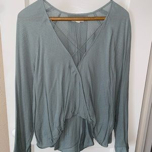 Silence and Noise crisscross top